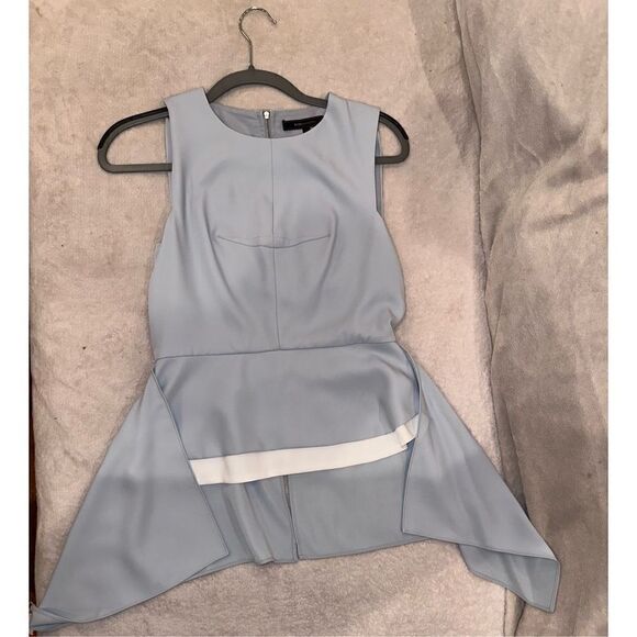 Baby blue women’s blouse BCBG MAXAZRIA size S - Picture 1 of 5